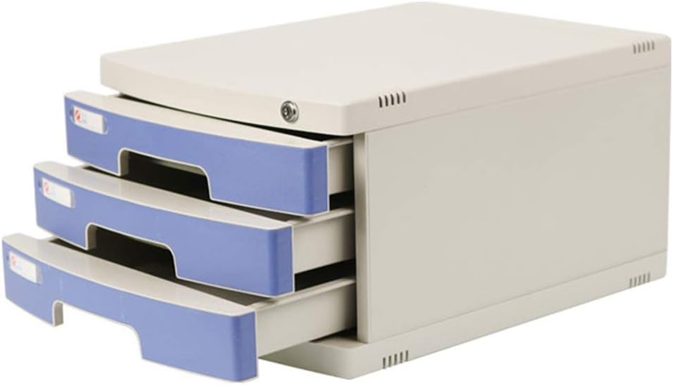 Amazon Com Lbwt Office Desk Storage Cabinet Plastic Lockable Drawer File Cabinet A4 Paper Folder Storage Layer Sorting Box Office Home Bank Mall Size 1 Home Kitchen