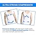 Shaxea Extreme Gynecomastia Compression Shirt to Hide Man Boobs Moobs Slimming Mens Shapewear(M,White)