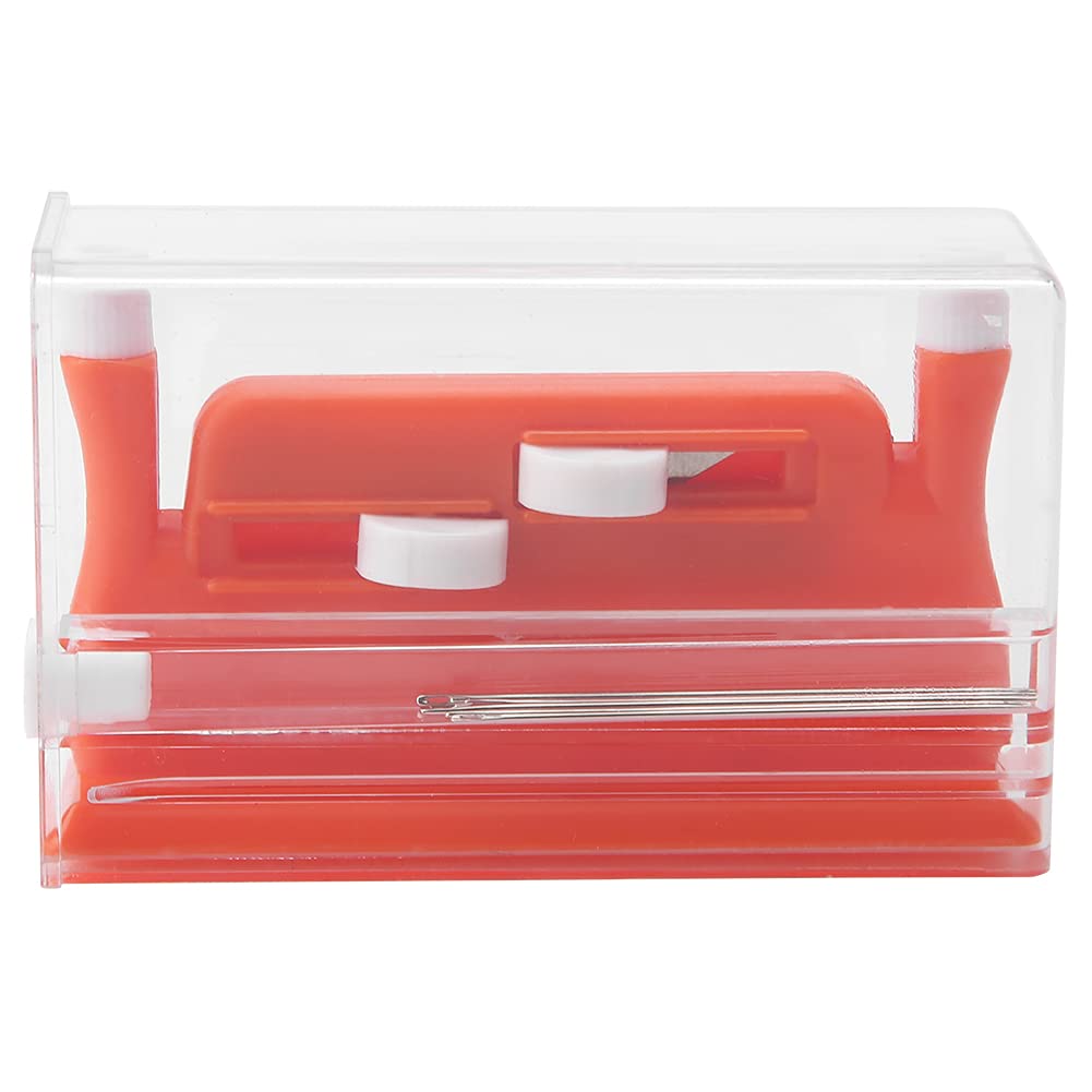 Pssopp Needle Threader Insertion Tool, Automatic Needle Threader Double Needle Threader Insertion Tool for Machine Sewing Needle Insertion Tool