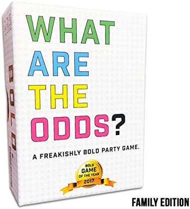 Gatwick Games What are The Odds? Family Edition - Best Card Game for Family, Friends and Large Parties. Ages 7 Years and Up. Fun at Birthday Parties and Events. 2-20 Players or More!