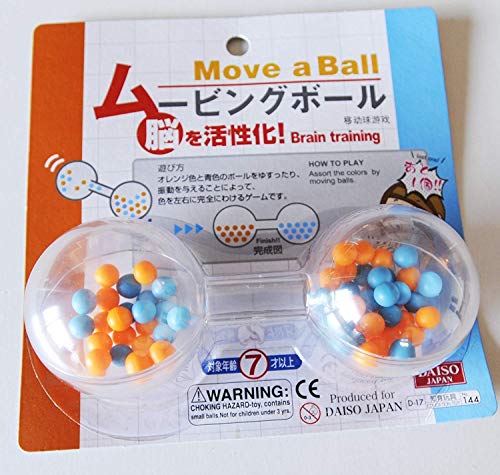 Daiso Japan - Move A Ball Cognitive Training Brain Training Education Toy Colour Balls Coordination Dumbell Rolling Toys Game Children Adults Present
