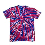Tie Dye Style T-Shirts for Men and Women - Fun, Multi Color Tops by Krazy Tees
