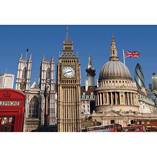 Leyiyi 8x6ft London Big Ben Photography Backdrop