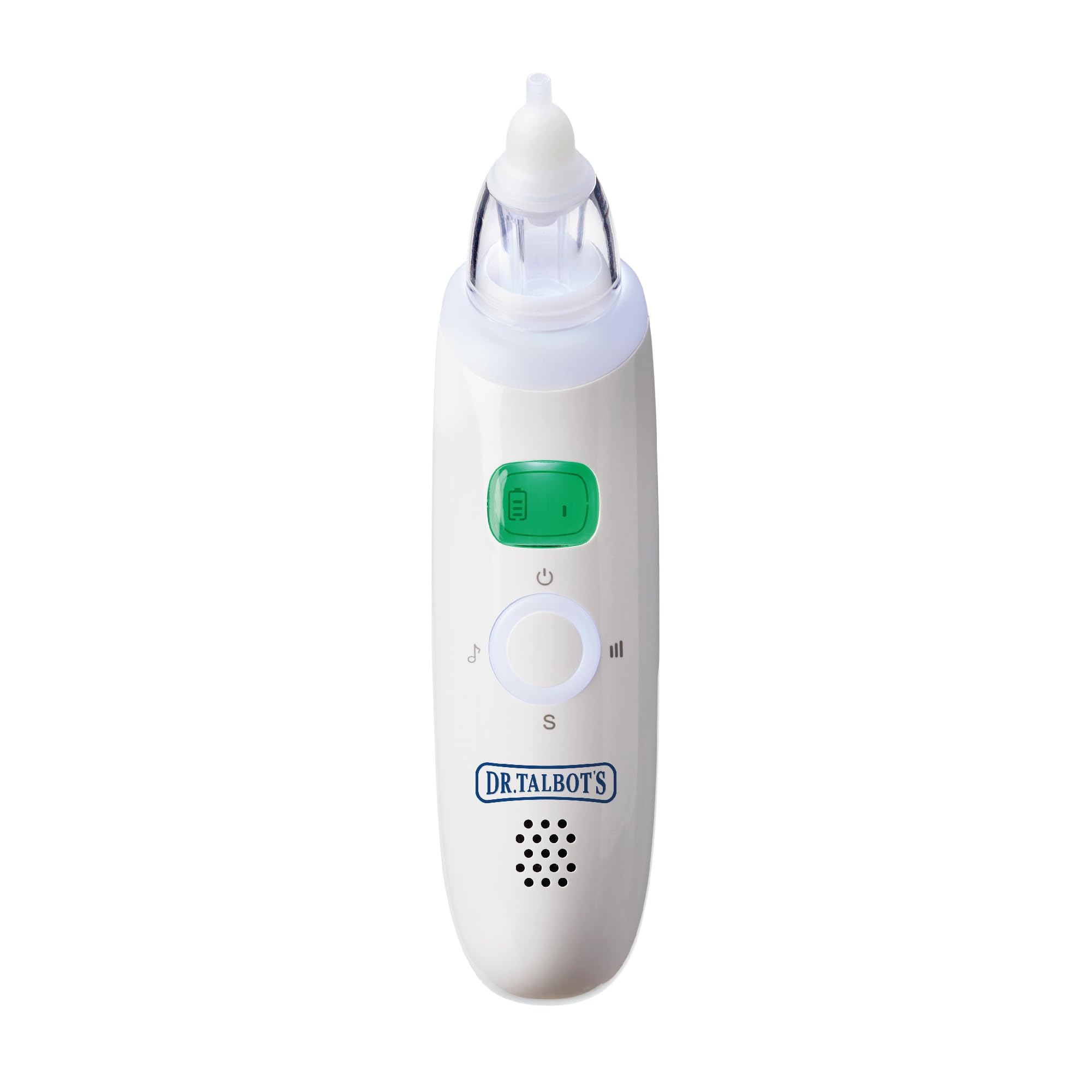 Dr. Talbot's by Nuby Electric Nasal Aspirator β Easy to Use | Soft Tips in 3 Sizes | Soothing Music | Adjustable Strength Levels | USB Rechargeable