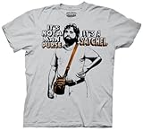The Hangover Alan Not A Man Purse It's A Satchel Ice Grey T-Shirt Tee
