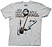 The Hangover Alan Not A Man Purse It's A Satchel Ice Grey T-Shirt Tee