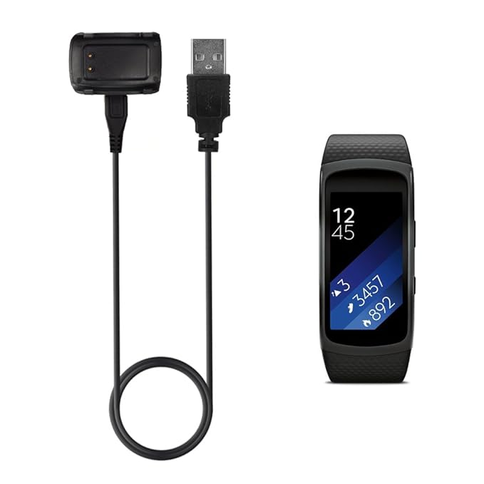 TUSITA Samsung Gear Fit 2 Charger (3.3ft/100cm), Replacement USB Charge