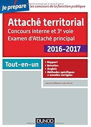Attaché territorial, 2016-2017