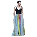 Franterd Women Summer Dress Stripe Print Patchwork Long Maxi Party Dresses