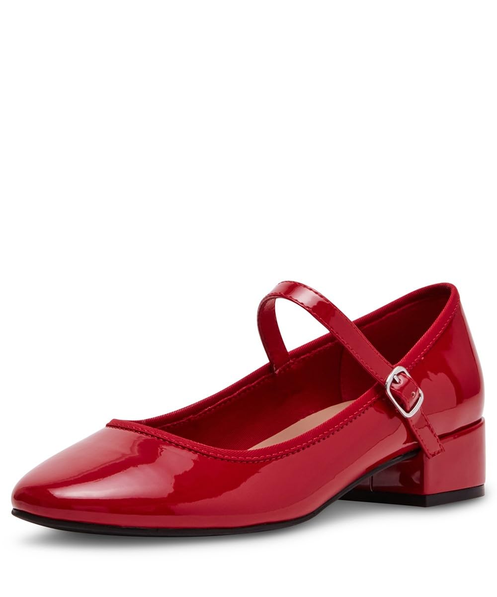 Photo 1 of Madden Girl Women's Tutu Ballet Flat, Red Patent, 7