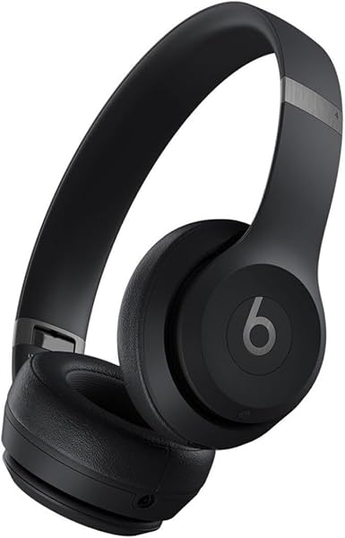BEATS SOLO 4 – WIRELESS BLUETOOTH ON-EAR HEADPHONES, APPLE & ANDROID COMPATIBLE, UP TO 50 HOURS OF BATTERY LIFE – MATTE BLACK (RENEWED PREMIUM)