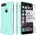 Sahara Case iPhone 7 Plus Case, Protective Kit Bundled with [ZeroDamage Tempered Glass Screen Protector] Rugged Slim Fit Shockproof Bumper [Hard PC Back] Protection for 7 Plus ONLY - Aqua Teal