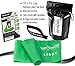 7Ft Long Resistance Bands for Stretching - Resistance Bands Set with Door Anchor - Exercise Bands Including Carry Pouch, E-Book & App - Latex-Free Workout Bands (Light Green)