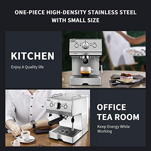Gevi Espresso Machine 15 Bar Coffee Maker Espresso with Milk Frother