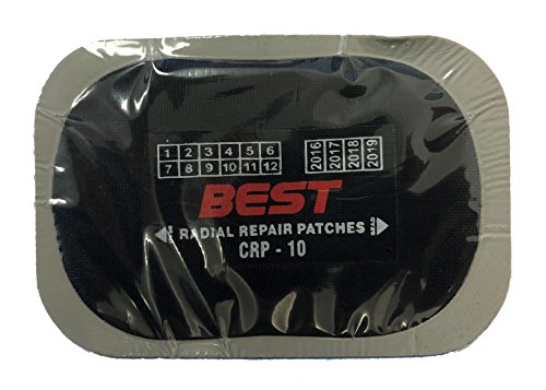 BEST CRP10 3"x2" Radial Tire Repair Patch (20 Pack)