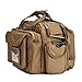 REEBOW TACTICAL Tactical Gun Range Bag, Deluxe Pistol Shooting Range Duffle Bags Brown