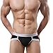 Men's Underwear ,Astarin Steel Micro Modal Hip Briefs (Medium, Red-Blue-Black)