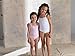 Brix Girls' Camis White Undershirts - 100% Cotton 4 pk Tank top undershirt.