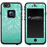 Turquoise Gradient Glitter Skin Decal for iPhone 6 Lifeproof Case Design (Case not included)