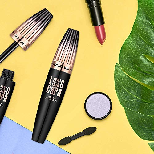Tetyana naturals 4D Silk Fiber Lash Mascara Waterproof, Luxuriously Longer, Thicker, Voluminous Eyelashes, Long-Lasting, Dramatic Extension, Smudge-proof, Hypoallergenic Formula