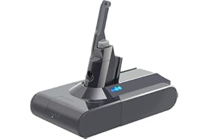 BONADGET Upgraded 6000mAh 21.6V V8 Battery Replacement Compatible with Dyson V8 Battery for Dyson SV10 Battery V8 Animal Battery V8 Absolute V8 215681 V8 Motorhead Battery for Dyson V8 Vacuum Battery Pack