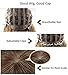 rabbitgoo Halloween Short Curly Hair Wigs 11 inches with Flat Bangs for Women