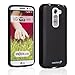 LG G2 mini Case, Fosmon DURA-FROST Smooth Durable & Flexible Slim Fit TPU Case Cover for LG G2 Mini - Retail Packaging (Black)