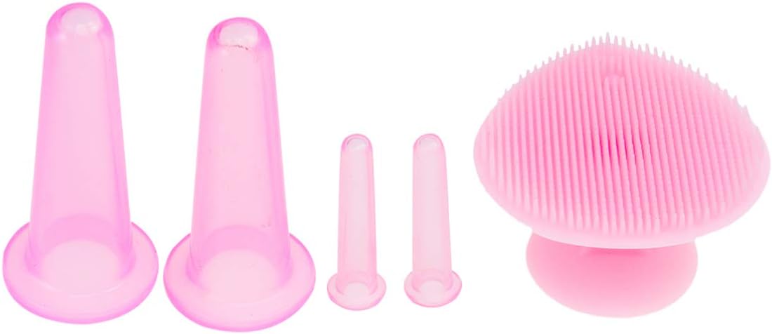 set di coppettazione facciale per viso e collo