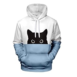 LATINDAY ◆ Unisex Cool Cat Printed Full Zip