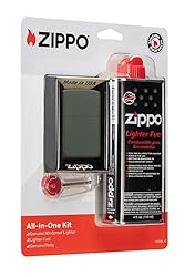 Zippo All-in-One Kit with Green Matte Windproof