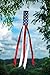 51groups Embroidered Stars American Flag Wind Socks 60