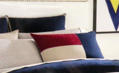 Amazon Com Nautica Top Sail European Pillow Sham Navy Blue 26 X