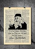 Harry Potter Art Prints - Albus Dumbledore Quote- Vintage Dictionary Print 8x10 inch Home Vintage Art Abstract Prints Wall Art for Home Decor Wall Decorations Ready-to-Frame