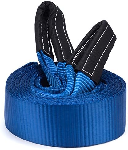 Universal Towing Strap by Vault Cargo – 6 Meter Length – Heavy Duty Towing Rope 13 tonne capacity – towing accessories for vehicle recovery and tow
