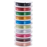 PH PandaHall 10 Rolls Aluminum Wire, 160 FT 10 Colors Jewelry Wire Craft 0.8mm/20 Gauge Beading Wires Flexible Floral Colored Aluminum Wires for Sculpting DIY Jewelry Craft Making, 16 FT/Roll