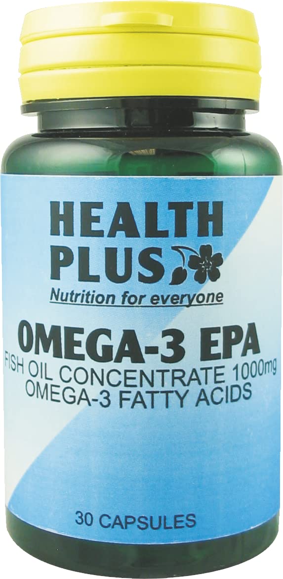 Health Plus Omega-3 Epa 1000mg Fish Oil Supplement - 30 Capsules