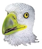Forum Novelties Men's Deluxe Adult Latex Eagle Mask, Multi Colored, One Size