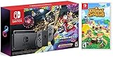 Nintendo Switch HAC 001 with Gray Joy-Con + Mario