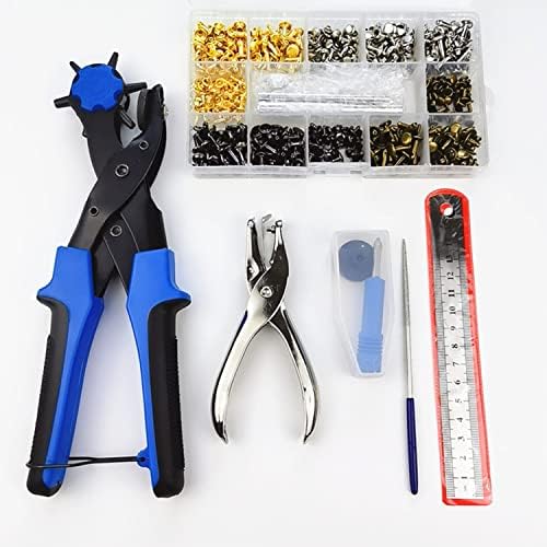 Occuwzz® Leather Hole Punch Set, Kamtop 240 PCS Leather Rivets with