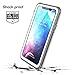 iPhone X Waterproof Case, Vapesoon Waterproof Shockproof Snowproof Clear Slim Armor Case for iPhone X (Grey-White/transperant) (Gray/White)