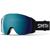 SMITH 4D MAG Snow Goggles – Adult Ski & Snowboarding Goggles with Sun Lens & BirdsEye Vision – for Men & Women