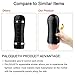 Vibrating Male Masturbator Cup Masturbation Sex Toys with Powerful Vibration for Intense Stimulation, PALOQUETH Realistic Male Sleeve Stroker with Innovative Squeezable Panels for Customized Play