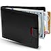 Minimalist Leather Wallets for Men – RFID Blocking Wallets with Money Clip – Slim Bifold Wallet - Fits in Any Pocket, Black