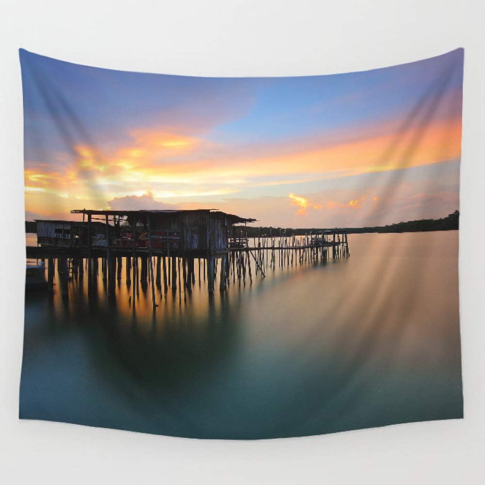 zhangkaixiang Digital printing tapestry wall blanket beach towel tablecloth sea view series