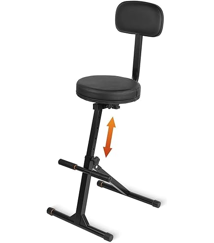 Amazon.com: K&M 14050 Stool with Backrest : Musical Instruments