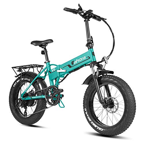 Eahora X5 4.0 Fat Tire Folding Electric Bike 500W Snow Electric Bikes for Adults 48V 10.4Ah Electric
