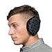 Cabf Winter Ear Warmers,Cold Weather Ear Muffs,Earmuffs, Winter Accessory Outdoor Ear Muffs, Unisex and Thickened Style. (Stripe Black)