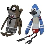 The Regular Show Wrestling Buddies With Sound Set of 2