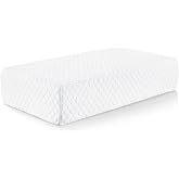 TOPPURE Cube Memory Foam Pillow for Side Sleepers, White, 24"x12"x5" | Soft but Supportive for Side Sleeping Snorers, Pillow Case Washable