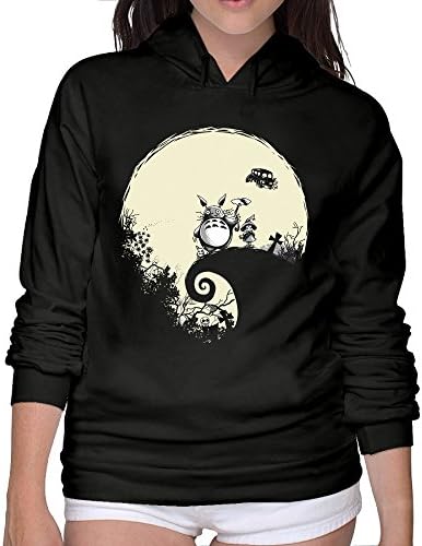 Women's My Neighbor Totoro Hayao Miyazaki Fleece Hooded Sweatshirt